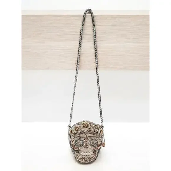 NWT Mary Frances Bag #24-136 “Shining Skull” Beaded Bag - Picture 4 of 7